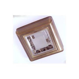 Downlight Sup. Cuadrado 2xe27 Cuero 6x25x25 Cm