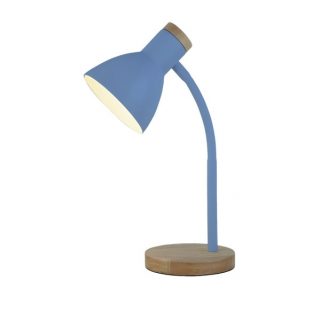 Flexo Epiro 1xe27 Azul/haya 40x15x15cm