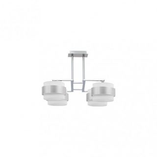 Lampara 4dh Bremen Cromo/blanco-plata 4xe14 Regx60x60 Cm