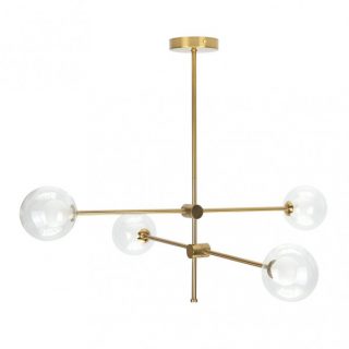 Lampara Jerusalen 4xg9 Bronce 63x82x82 Cm