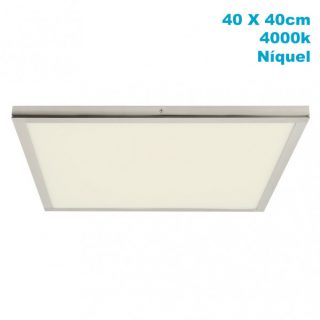 Panel Superf. 36w 4000k Tivoli Niquel 2,5x40x40cm 3060 Lm