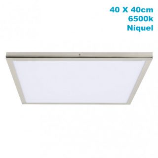 Panel Superf. 36w 6500k Tivoli Niquel 2,5x40x40 Cm 3060 Lm
