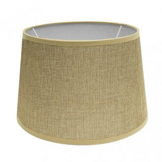 Pantalla Irene E27 Beis 40dx30dx25h Conica Abierta