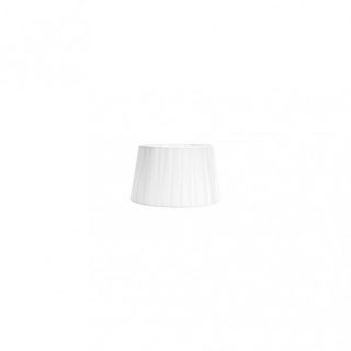 Pantalla Laura E27 Blanca 15dx12dx13h Conica Abierta