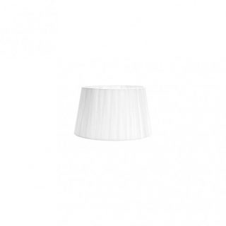 Pantalla Laura E27 Blanca 20dx15dx12h Conica Abierta