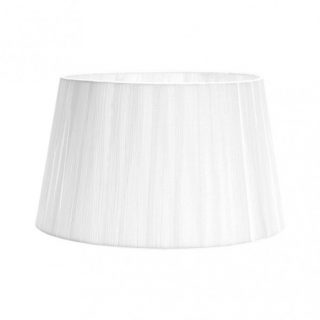 Pantalla Laura E27 Blanca 45dx35dx30h Conica Abierta