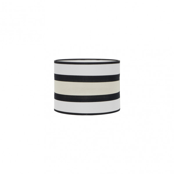 Pantalla Sobremesa Karla E27 Blanca/beis 25dx25dx19h