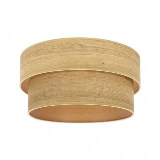 Pantalla Pie Salon Smile E27 Madera Clara 40dx35dx21h