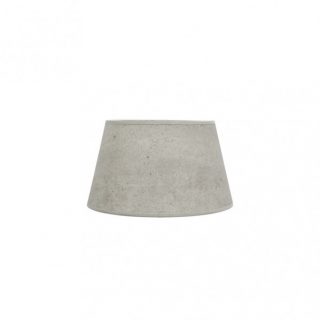 Pantalla Salma E27 Cemento Gris 25dx20dx15h Conica