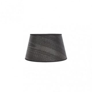 Pantalla Salma E27 Madera Negra 25dx20dx15h Conica