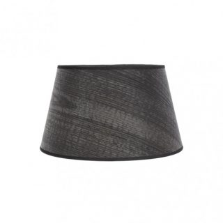 Pantalla Salma E27 Madera Negra 35dx25dx20h Conica Abierta