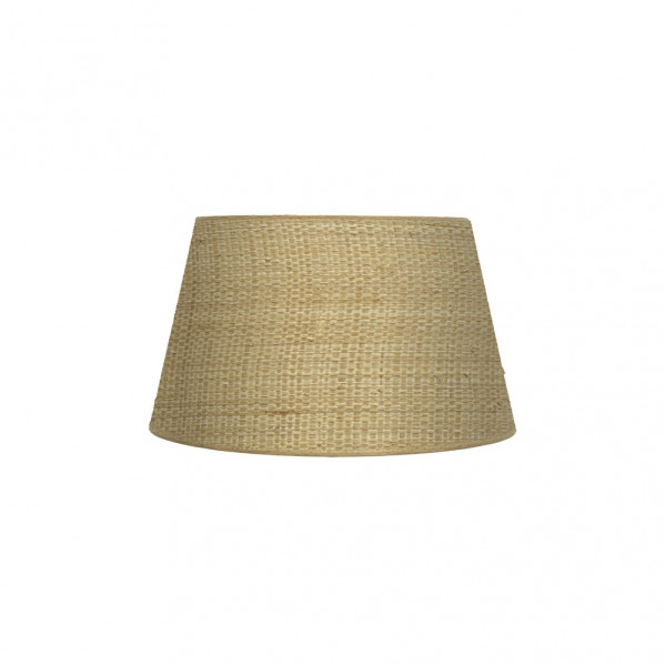 Pantalla Salma E27 Natural 30dx22dx17h Conica Abierta