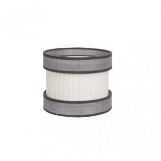 Pantalla Sobremesa Peq. Home E14 Gris-beis 18dx18dx18h