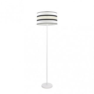 Pie Salon Karla 1xe27 Blanco/beis 149x40x40 Cm