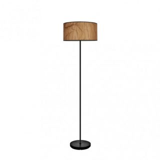 Pie Salon Tapiro 1xe27 Pergamino/negro 162x40x40 Cm