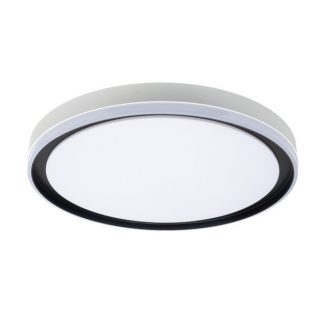 Plafon Claribel 60w 3000-4200-6500k Blanco/negro 7,5x50x50cm 5400lm C/remoto, Reg.intensidad Y Memoria