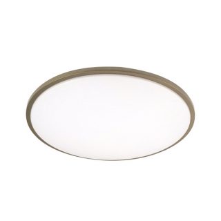 Plafon Eglon 36w 3000-4000-6500k Blanco/Cuero 3528lm 6,5x39x39cm C/remoto Y Reg.intensidad