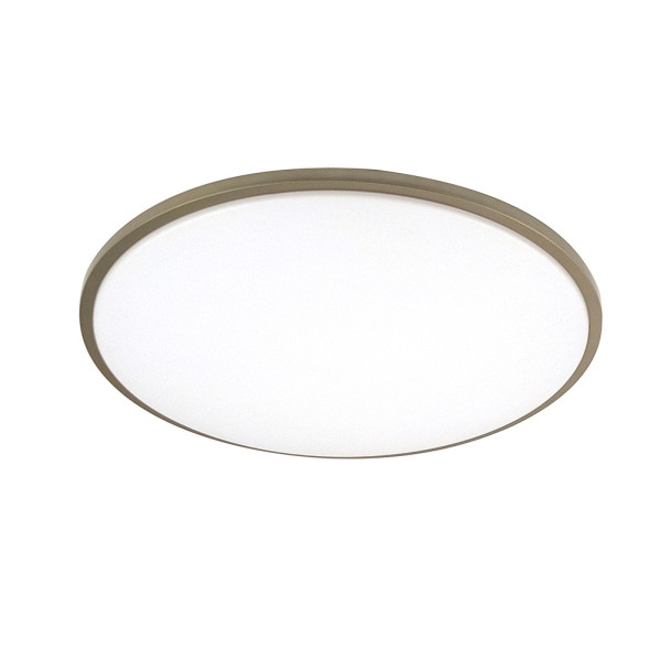 Plafon Eglon 60w 3000-4000-6500k Blanco/Cuero 5880lm 8x49x49cm C/remoto Y Reg.intensidad