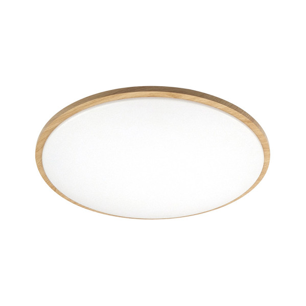 Plafon Eglon 60w 3000-4000-6500k Blanco/Madera 5880lm 8x49x49cm C/remoto Y Reg.intensidad