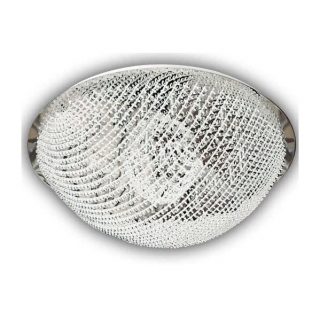 Plafon  Hemisferio Cristal/cromo 25xg9 (32x86 D)