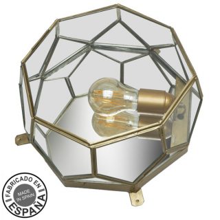 Plafon Lente 1xe27 Cuero 13x25x25 Cm