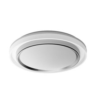 Plafon Meyer 60w 3000-4200-6500k Blanco/plata 7x50x50cm 5400lm C/remoto Y Reg.intensidad