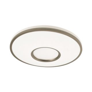 Plafon Perote 60w 3000-4000-6500k Blanco/Cuero 5880lm 8x49x49cm C/remoto Y Reg.intensidad