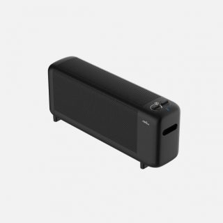 Radiador De Mica Pinsapo 1500w Negro 2pot Antivuelco Luz Ind.protecc.seg.termost.reg.29x65x16cm