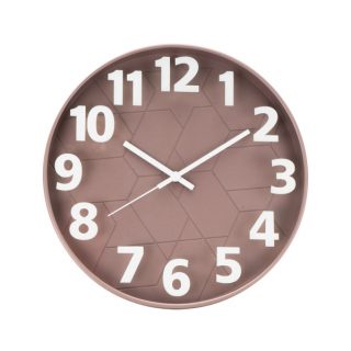 Reloj De Pared Mouse Marron 30d Mov.continuo