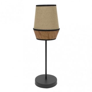 Sobremesa Alto Campana 1xe27 Saco/marron 74x25x25 Cm