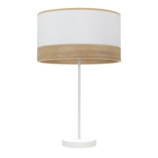 Sobremesa Alto Olga 1xe27 Blanco/blanco-mad.clara  62x30x30 Cm