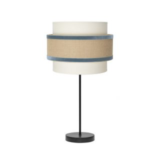 Sobremesa Gr. Cornalina 1xe27 Beis/azul 30d