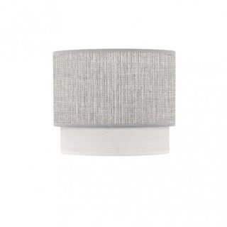 Pantalla Sobremesa Kenya E14 Gris/blanco 18Dx16dx15h