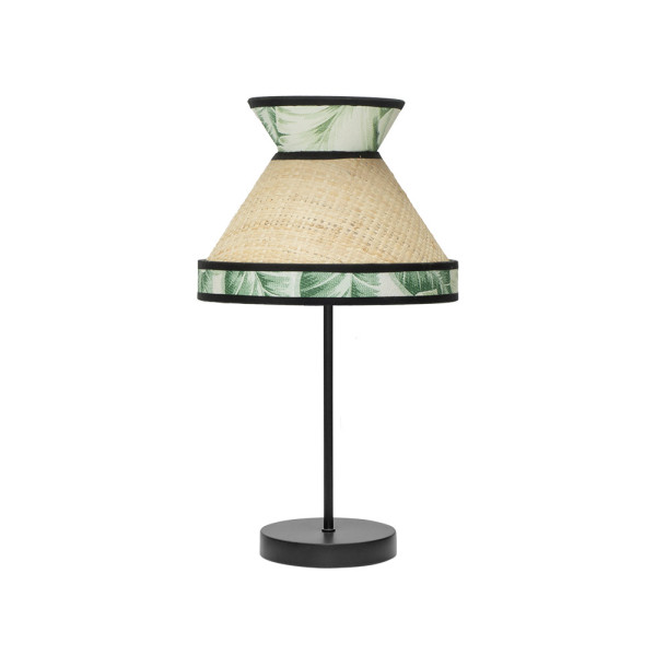 Sobremesa Peq. Constantinopla 1xe14 Beis/verde 45x20x20cm