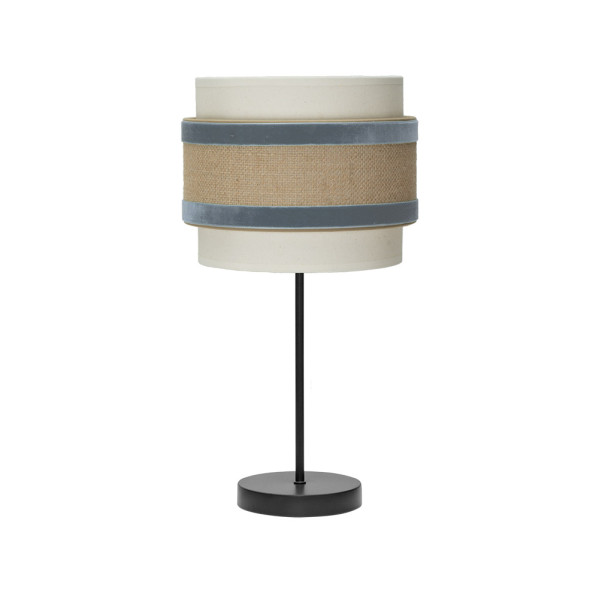 Sobremesa Peq. Cornalina 1x14 Beis/azul 47x18x18cm