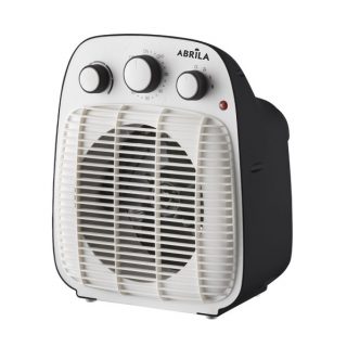 Termoventilador Elect.lesoto 2000w Blanco/negro 2pot.3fun. Temporizador Prot. Sob. Calent. Antivuelco 27x23x15,5 Cm