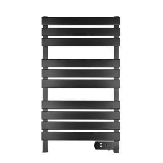 Toallero Elect.aluminio Jalon Negro 450w Display Led Ip24.protec.temporizador24h 97x55,5x5,5cm