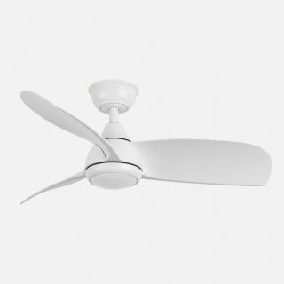 Ventilador Dc Atomo 24w Blanco 3aspas 91d 2640lm 6vel 3000k,4000k,6000k Remoto+memoria+temporizador