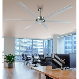 Ventilador Dc Sanson Niquel/plat Sin Luz 6asp 214d C/remoto Y Temporizador