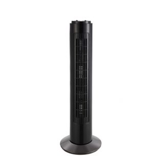 Ventilador De Torre Cuco Negro 3velocidades 50w Temporizador Rotatorio 78x22x22 Cm