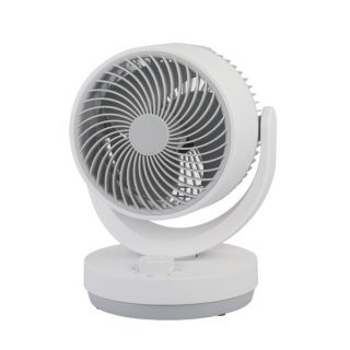 Ventilador Sobremesa Blanco/gris Lagos 3velocidades 35w 3aspas Orientable 29,8x22,6x20,6cm
