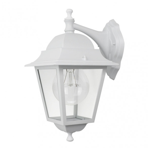 Aplique Exterior Aluminio Spica 1xe27 Blanco Ip44 42x28x21,5 Cm