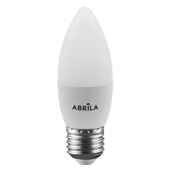 Bombilla Vela 7w 3000k Abrila E27 630lm 11x3,7x3,7 Cm